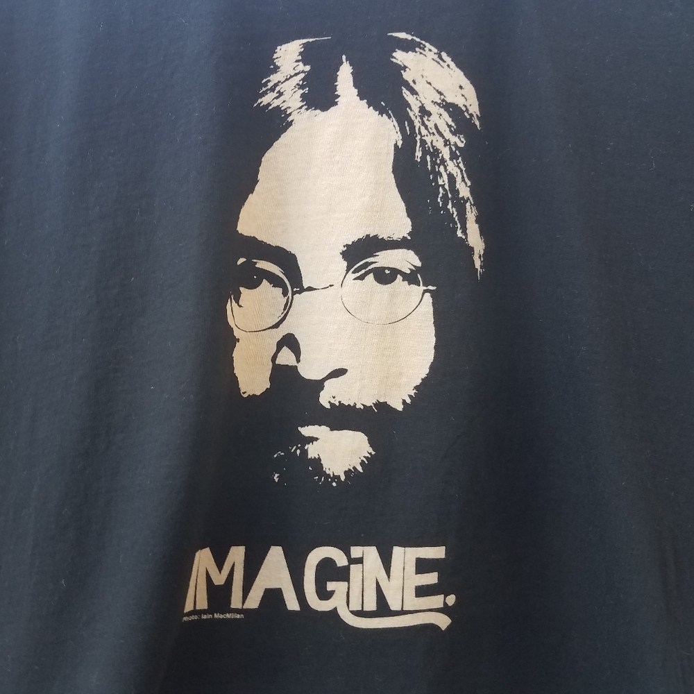 John Lennon Imagine T Shirt XL Cotton Sublimated